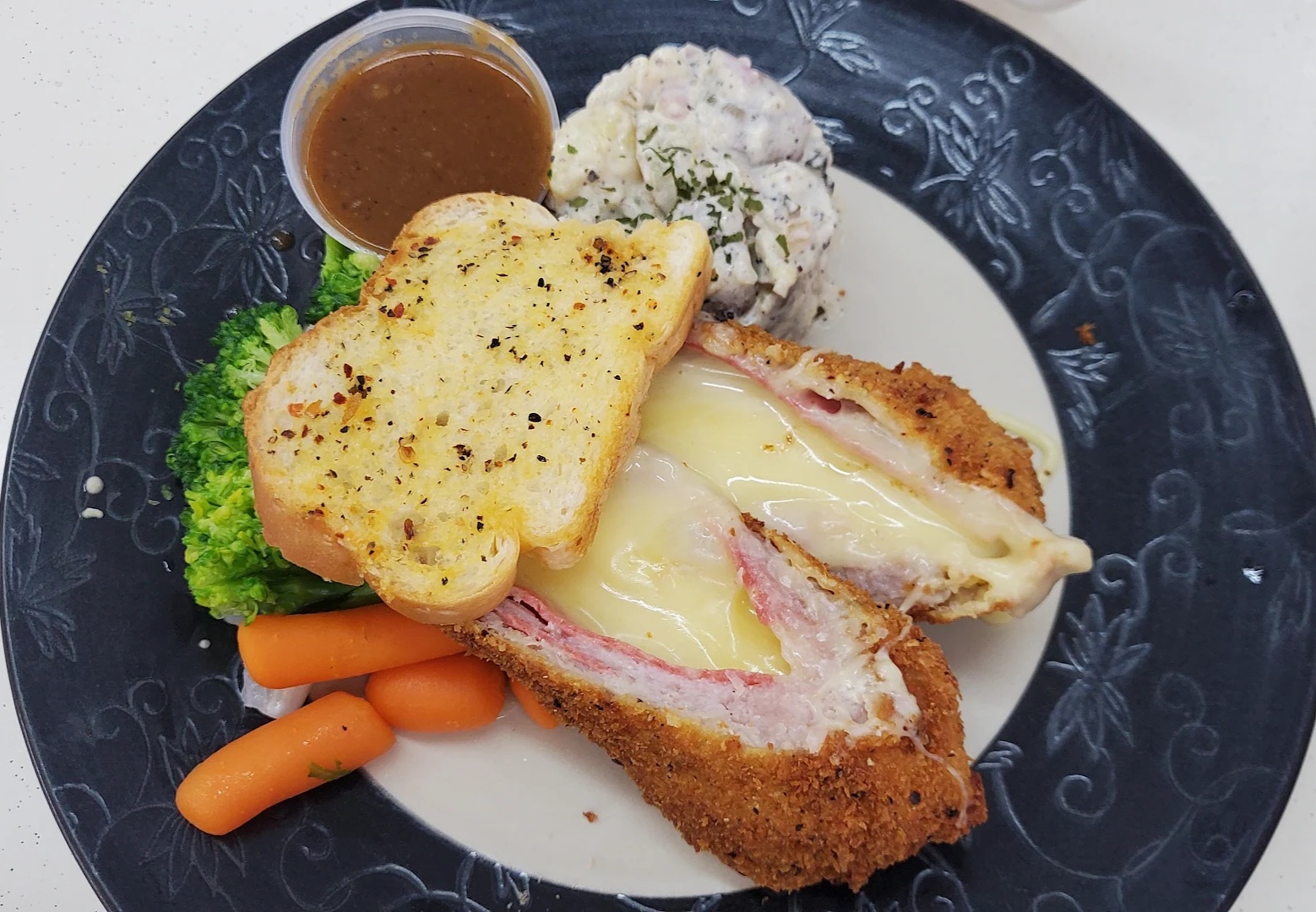 happy chef western food - chicken kiev