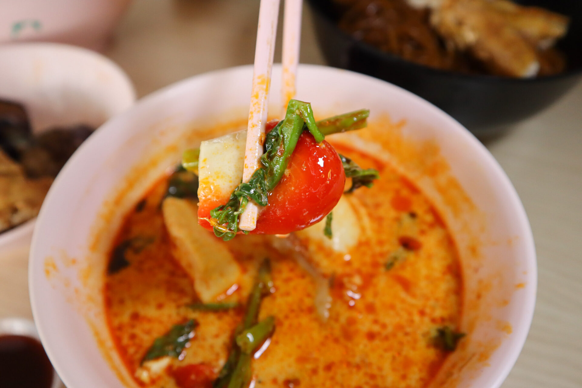 red sea yong tau foo - capsicum and vegetable