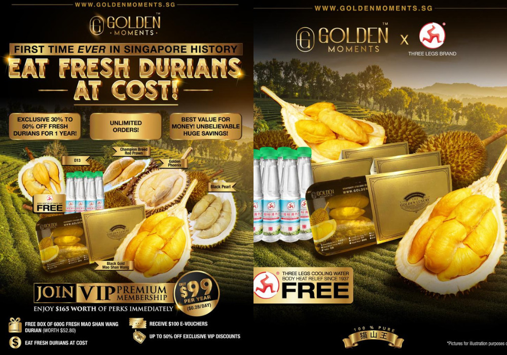 honest durian sellers - golden moments