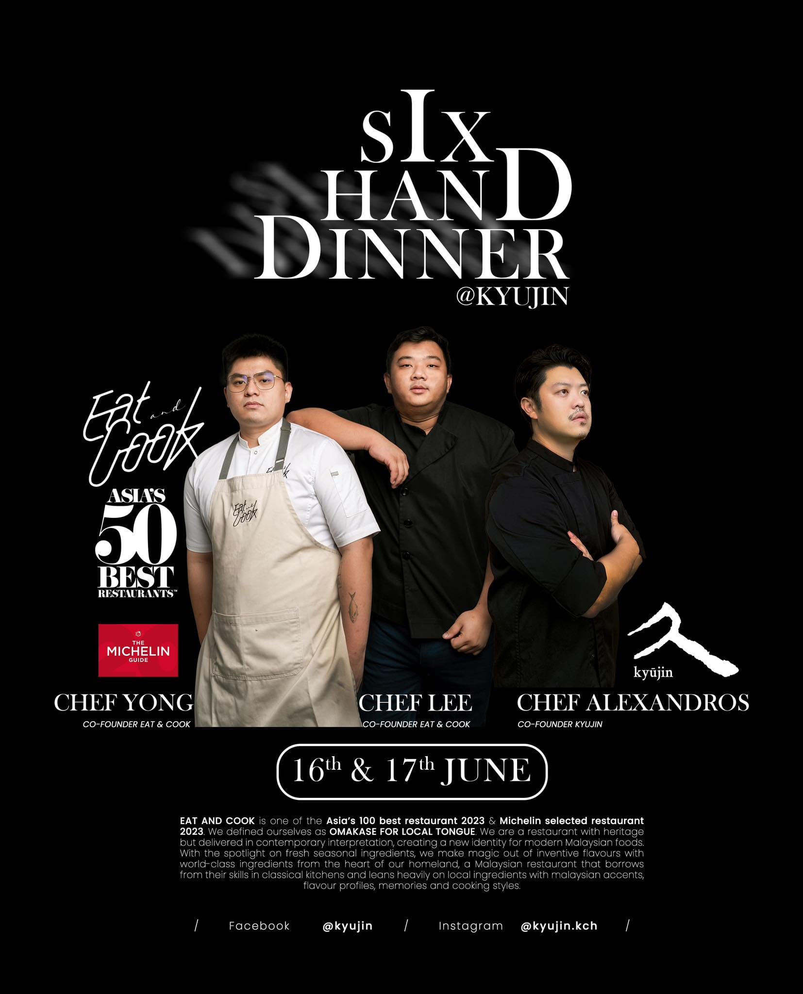 Kyujin - Six Hand Dinner promotional poster