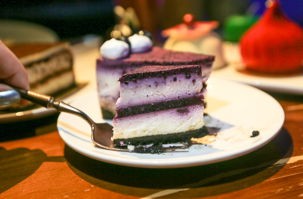 soul coffee - blueberry yoghurt cheesecake