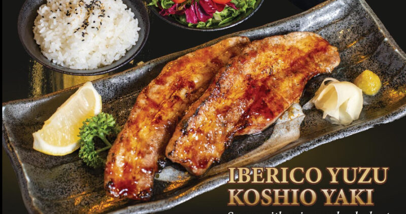 Gochi So Shokudo yuzu pork millenia walk Gochi So Shokudo - yuzu pork