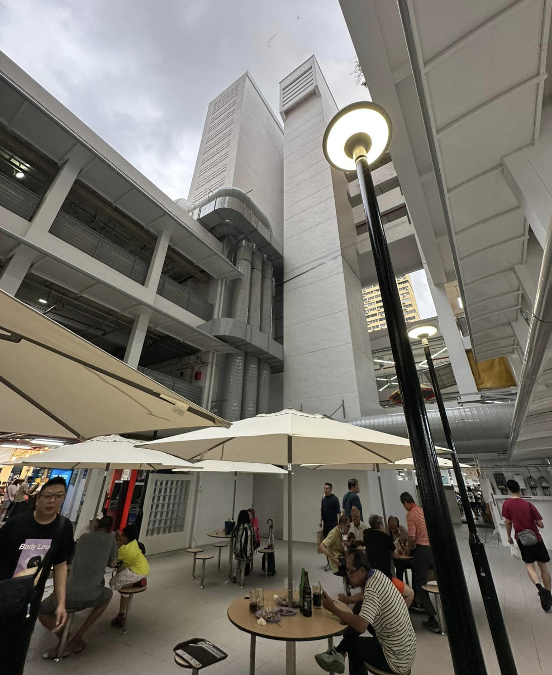 renovated People's Park Food Centre — Bird Nets