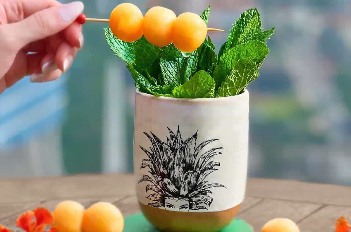 rooftop bars - mr stork drink