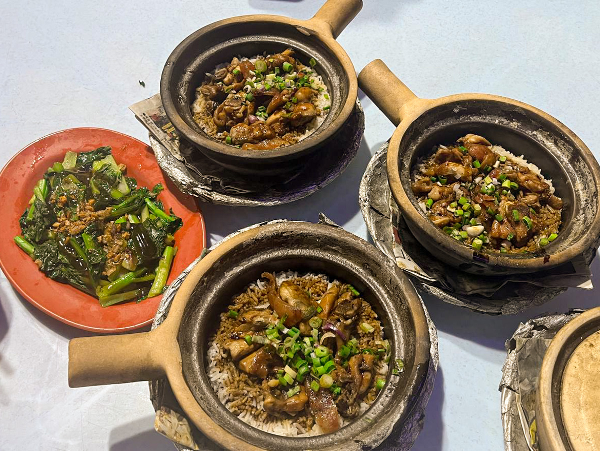 claypot chicken rice - complete dishes