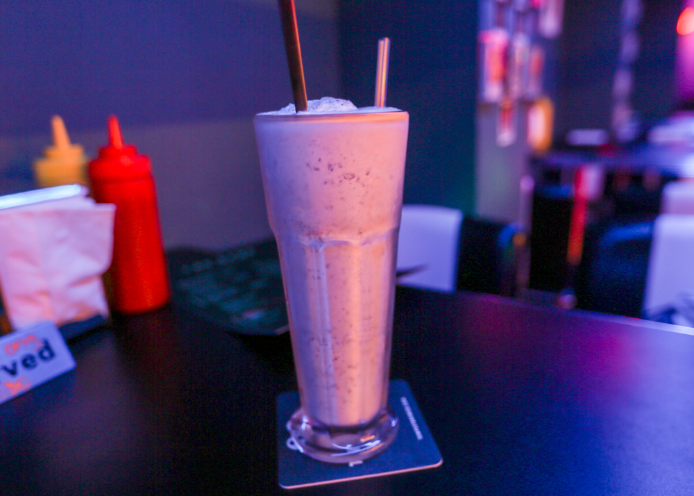 the bank - reeses milkshake