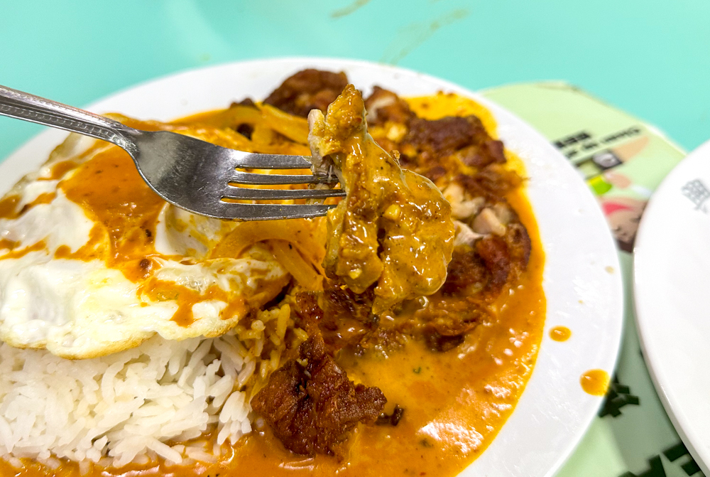 xing wang delights - chicken cutlet curry rice