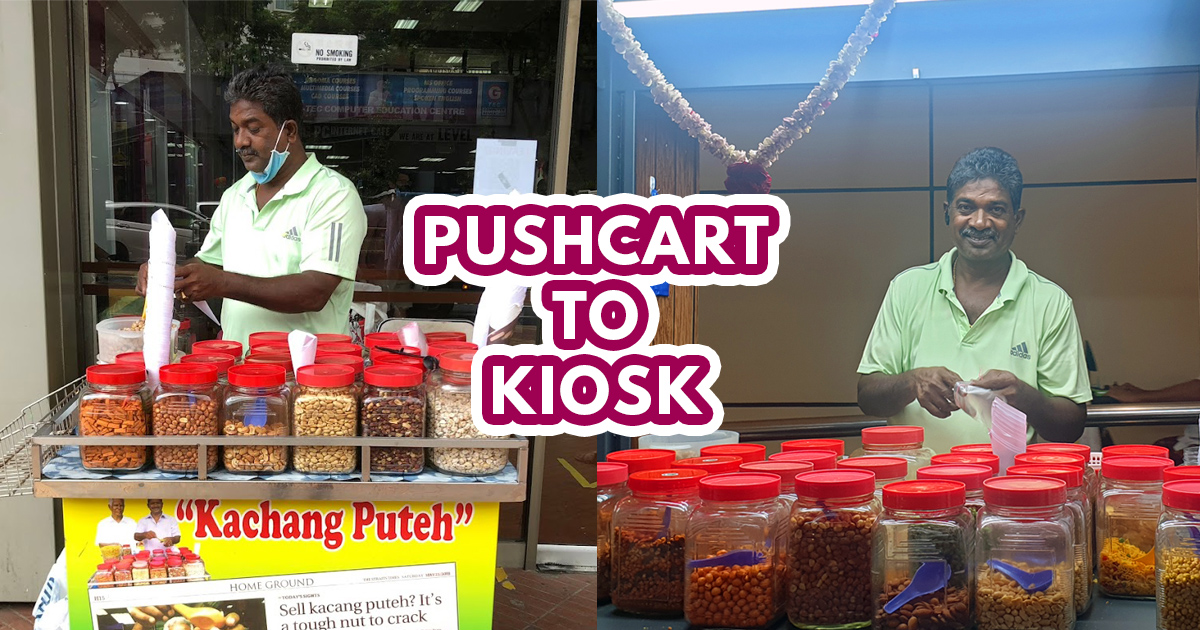 Kacang Puteh man - Selling peanuts
