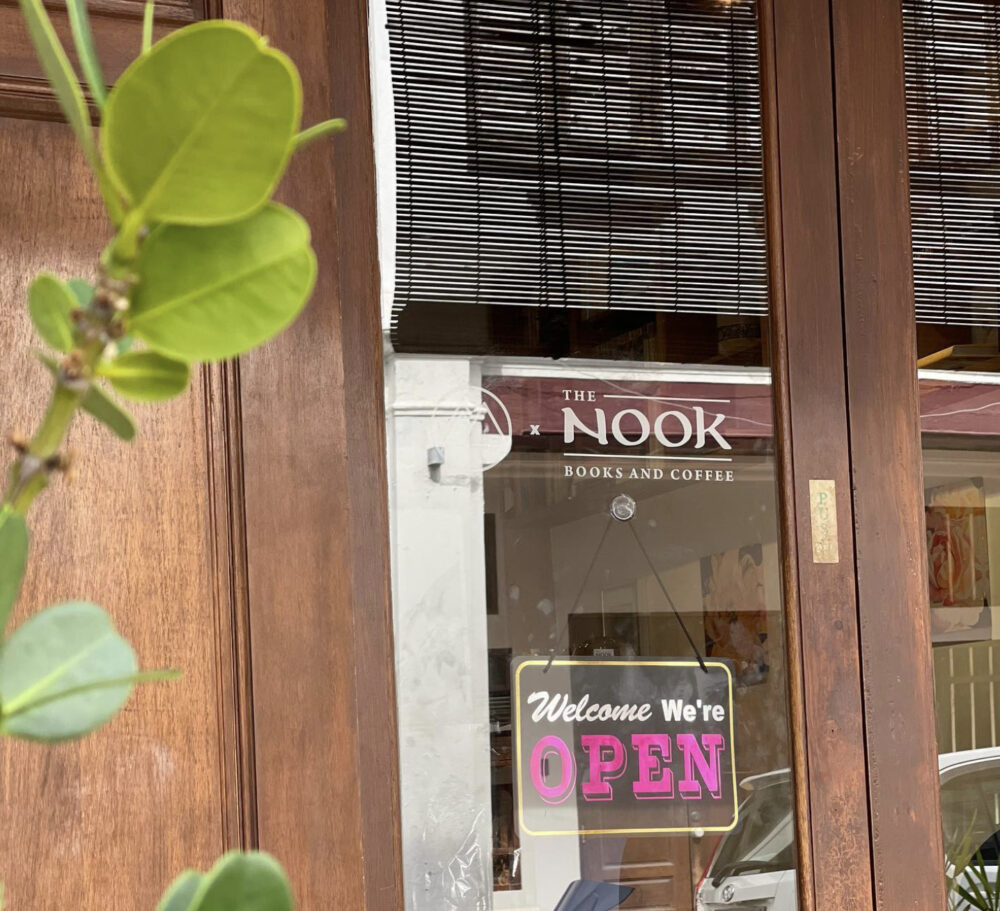 The Nook Books & Coffee - Front door