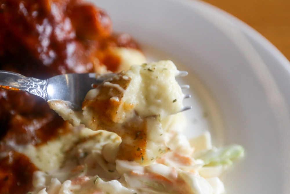 don sha bbq - mashed potatoes
