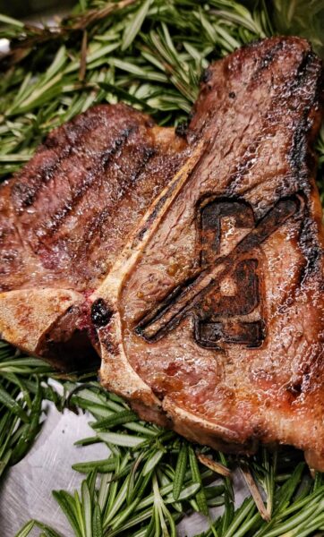 griglia - close up of steak