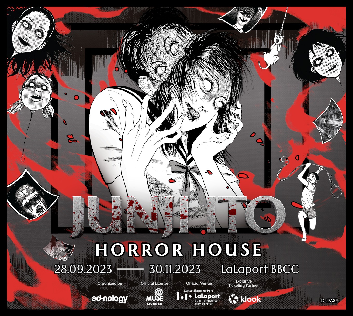Junji Ito Horror House - Promotional poster