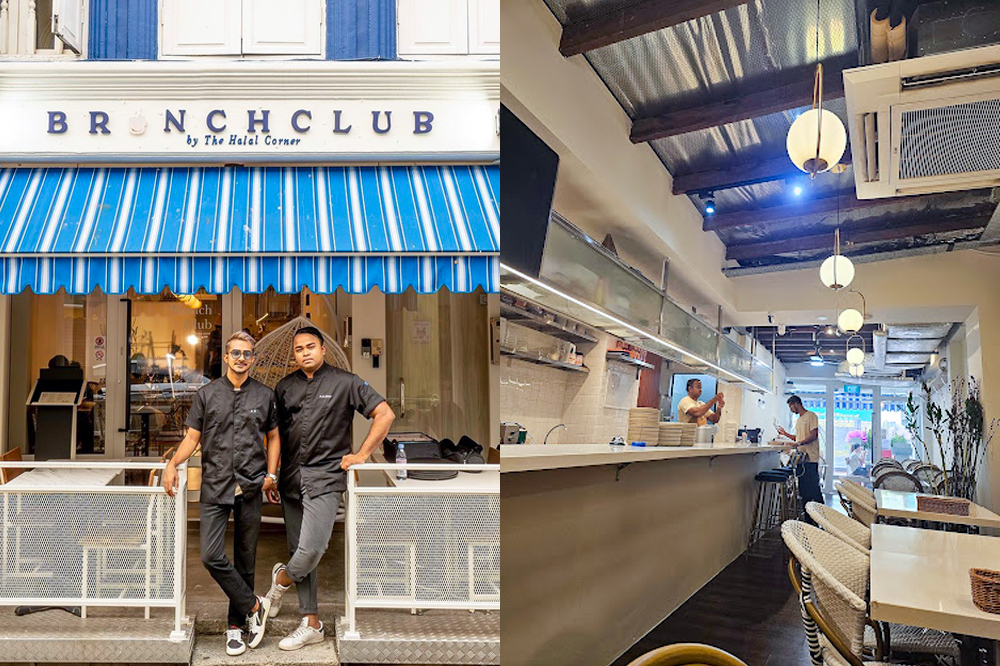 Brunch Club - Storefront and interior
