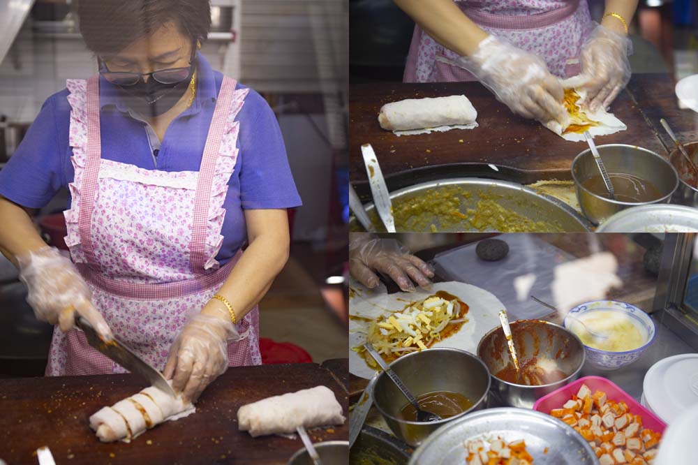 Old Long House Popiah - Prep collage