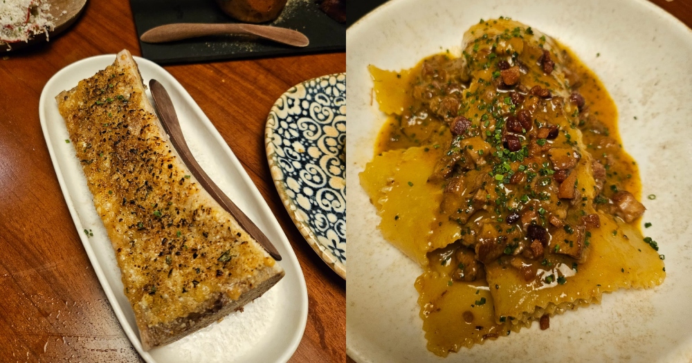 griglia - bone marrow and pasta