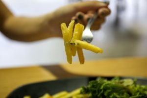 smokin joe - iberico secreto pork steak fries