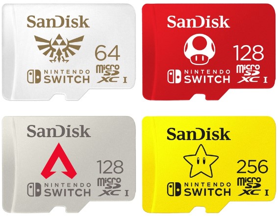 Meilleures cartes microSD – SanDisk Nintendo Switch