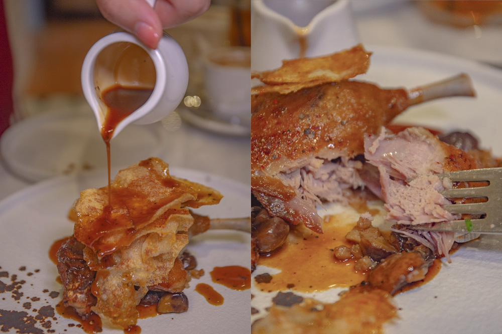 A Cube Bistro - Duck confit collage