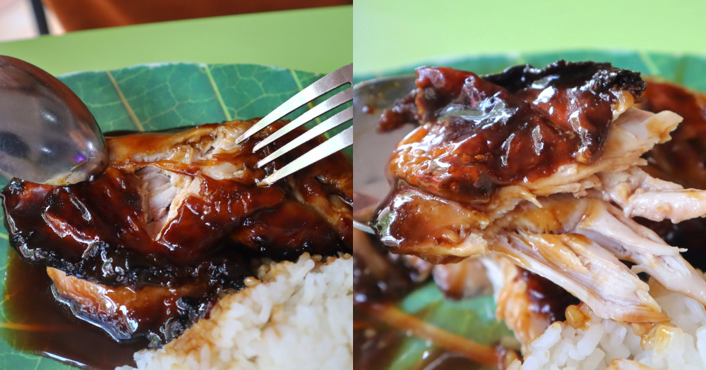 anthony indonesian cuisine - sweet sauce chicken closeup