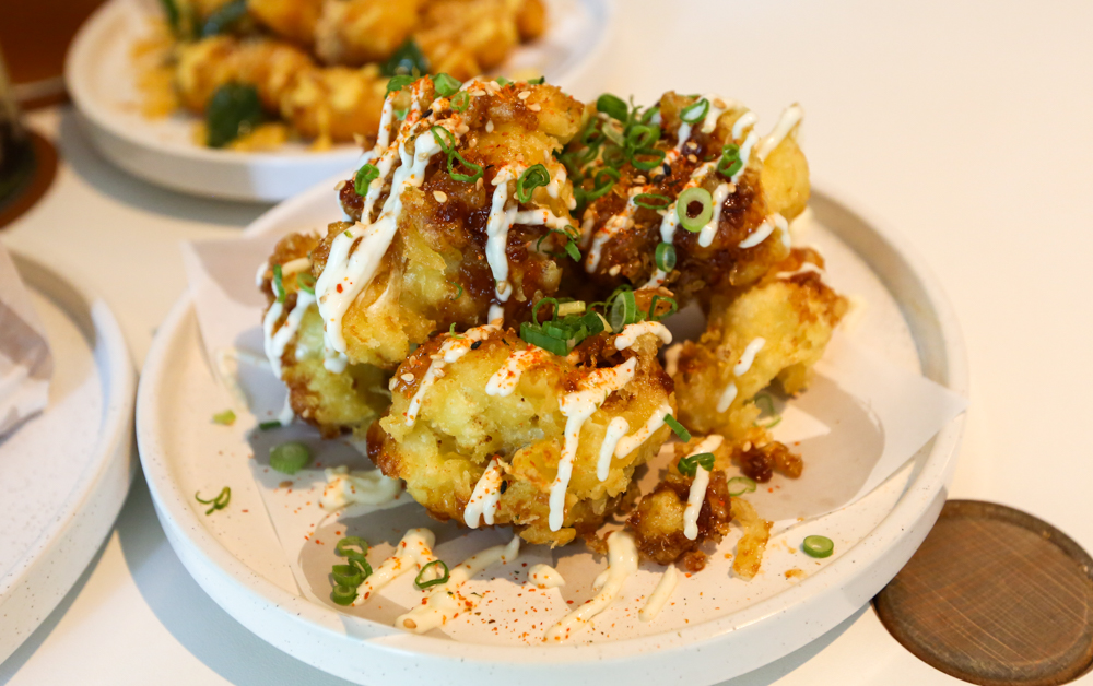 hello arigato - cauliflower fritters