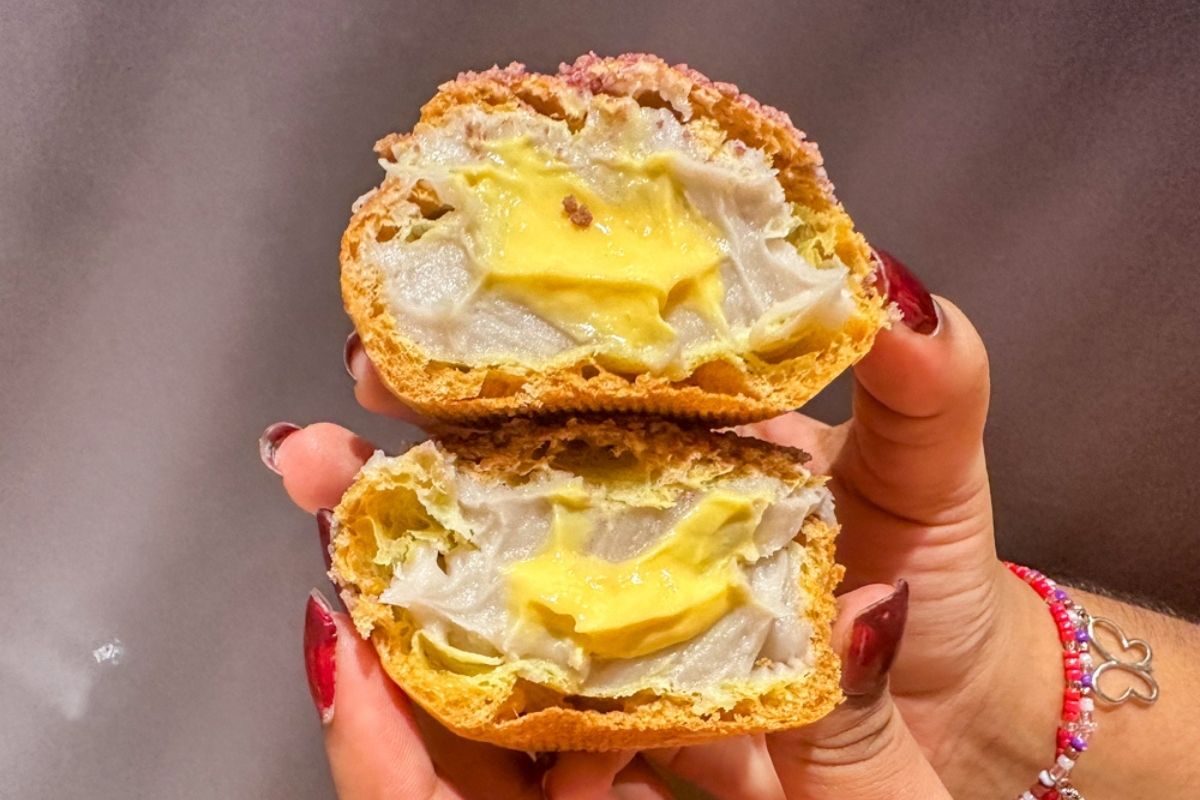 the french pastry - Orh Nee Salted Egg Choux Puff
