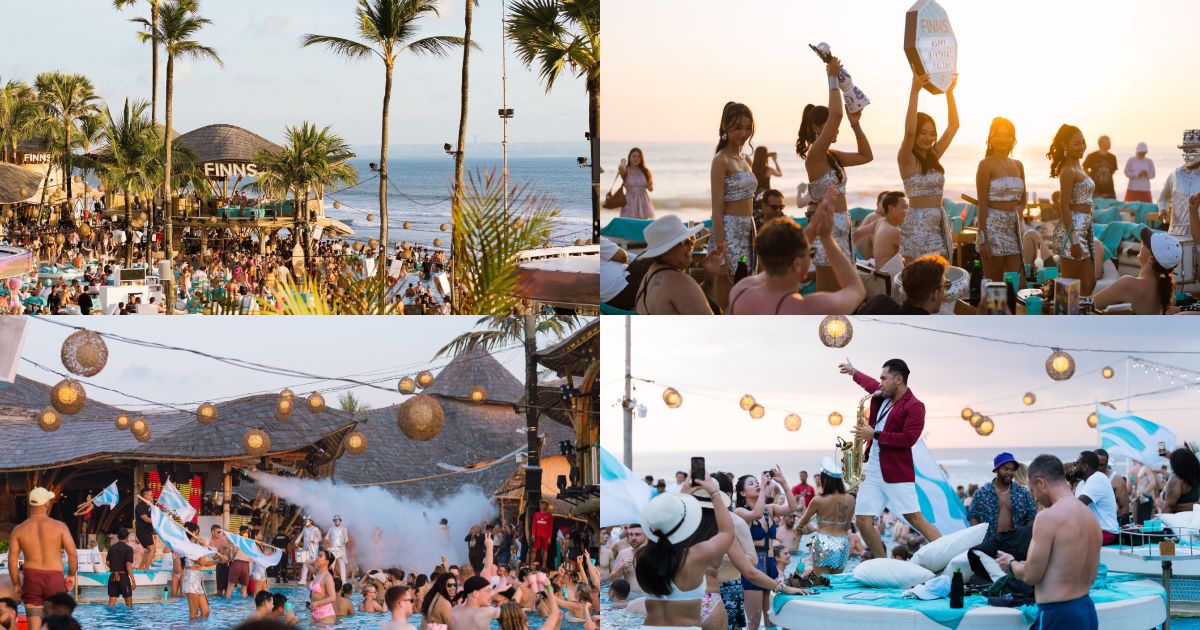 finns - beach club party atmosphere