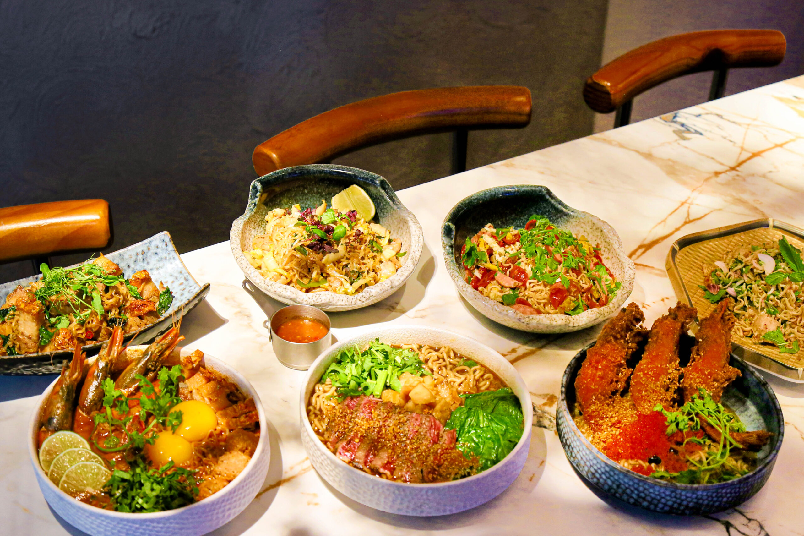 HUE x MAMA pop-up - 7 dishes