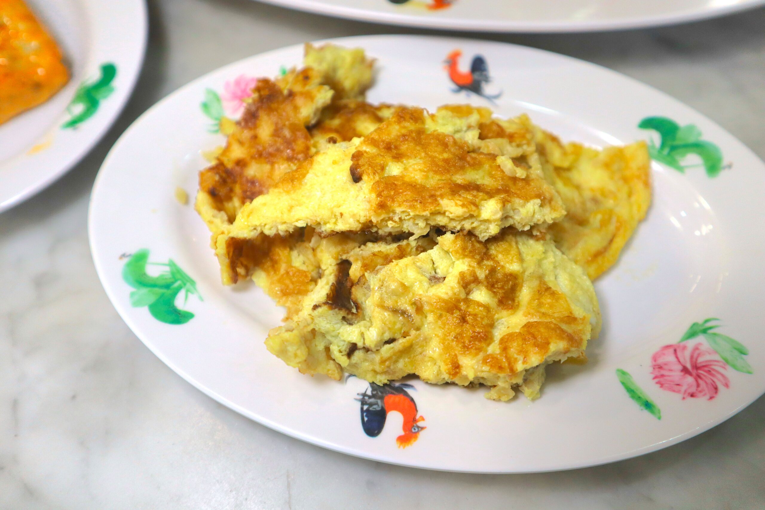white house teochew porridge - cai poh omelette