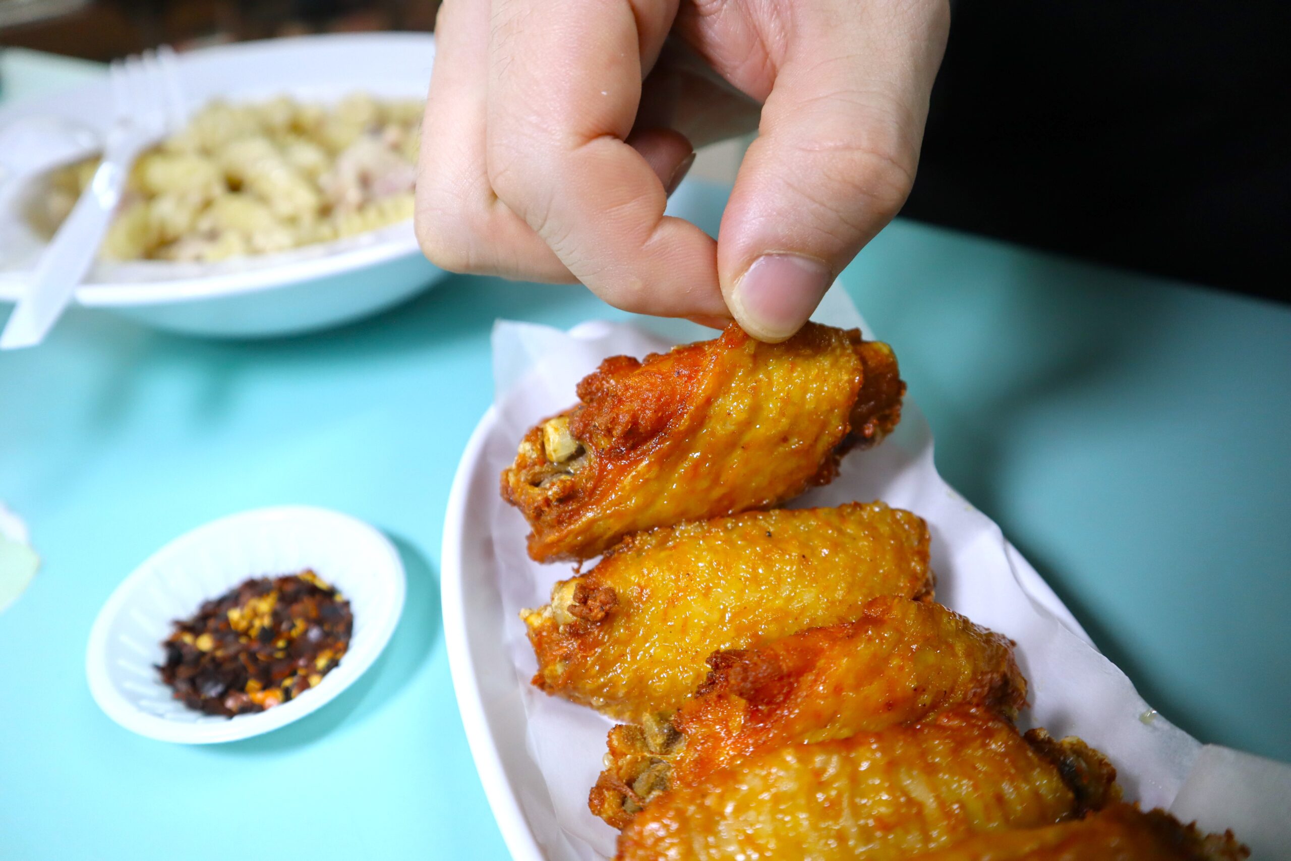just pasta - roasted wing
