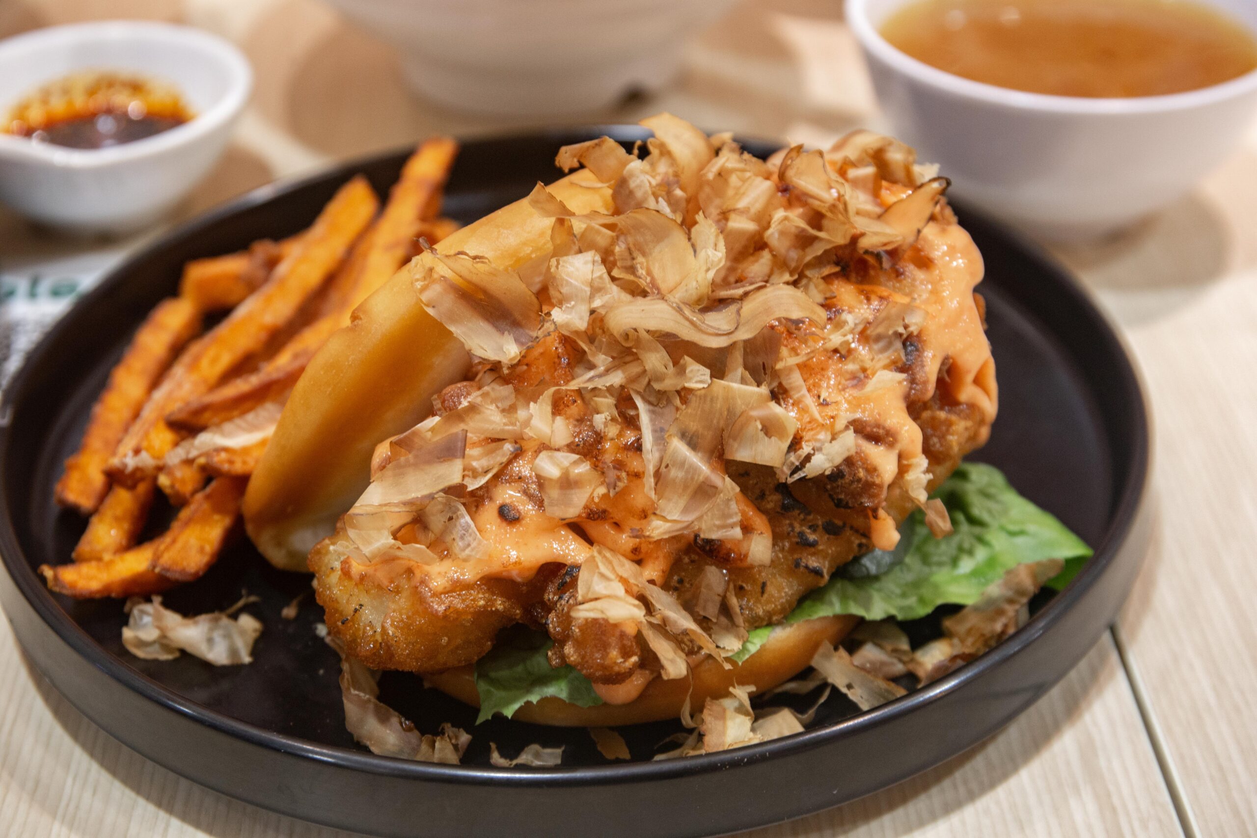 Wong Fu Fu new menu - Fried Battered Fish with Mentaiko