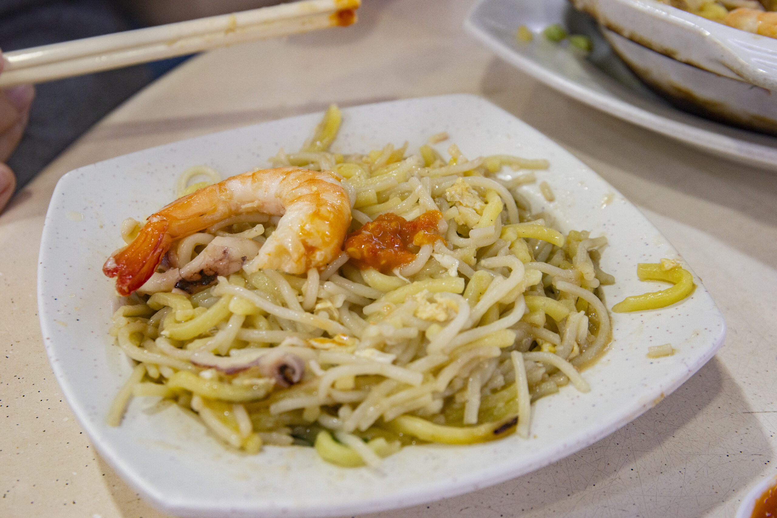 Chilli on top Kim Keat Hokkien Mee - Chilli on top