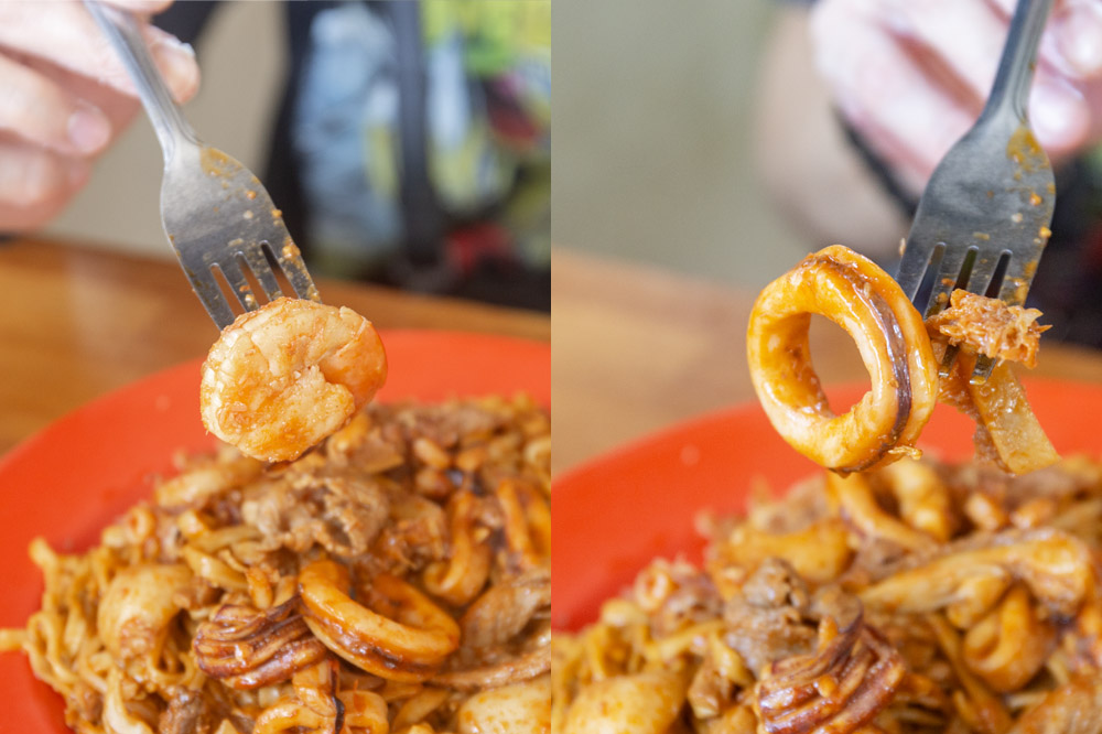 Batam food places - Mie Tarempa collage