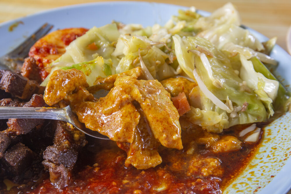 Ulu Eateries - boh geh uncle canteen curry pork
