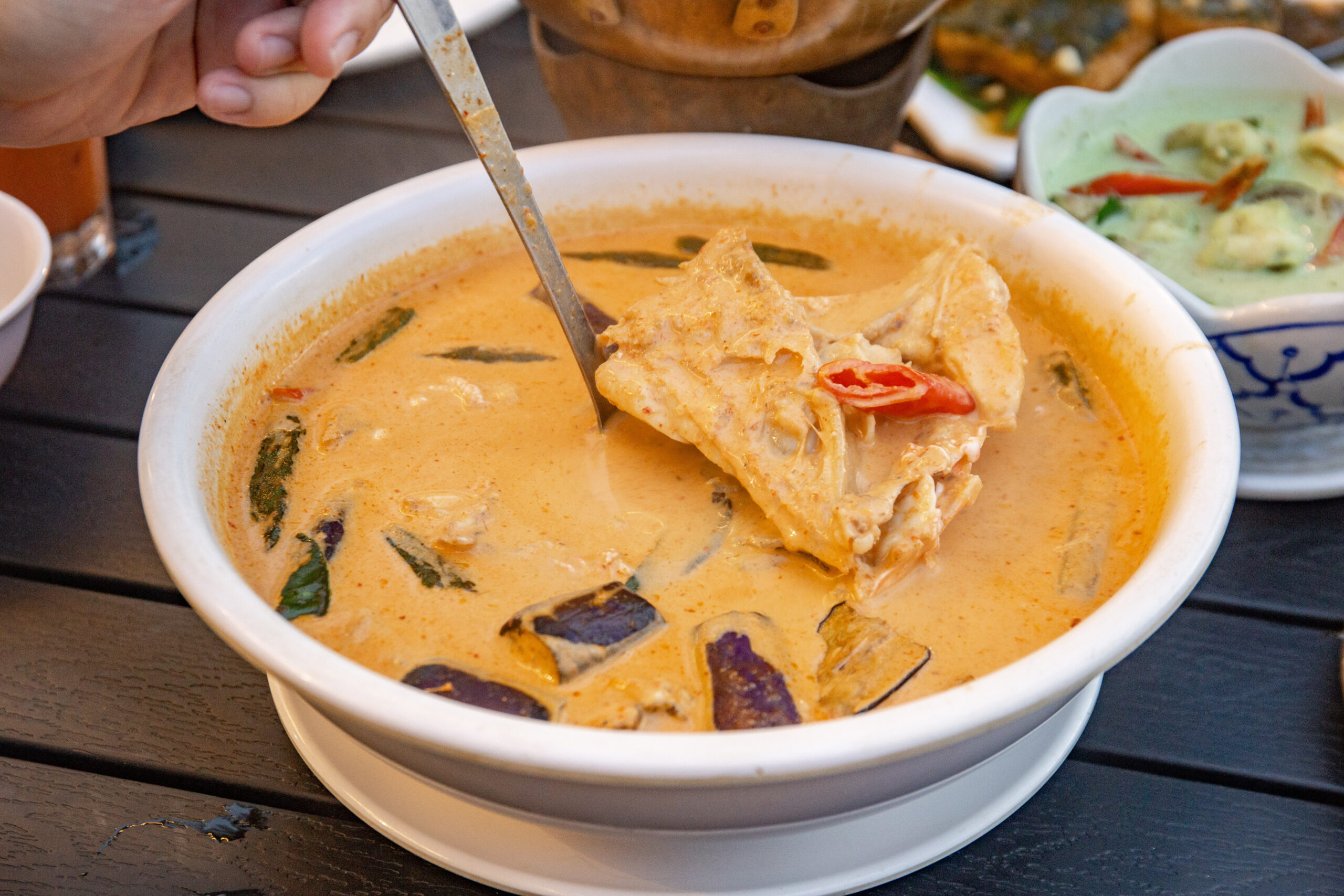 Batam food places - Kakap Merah Curry