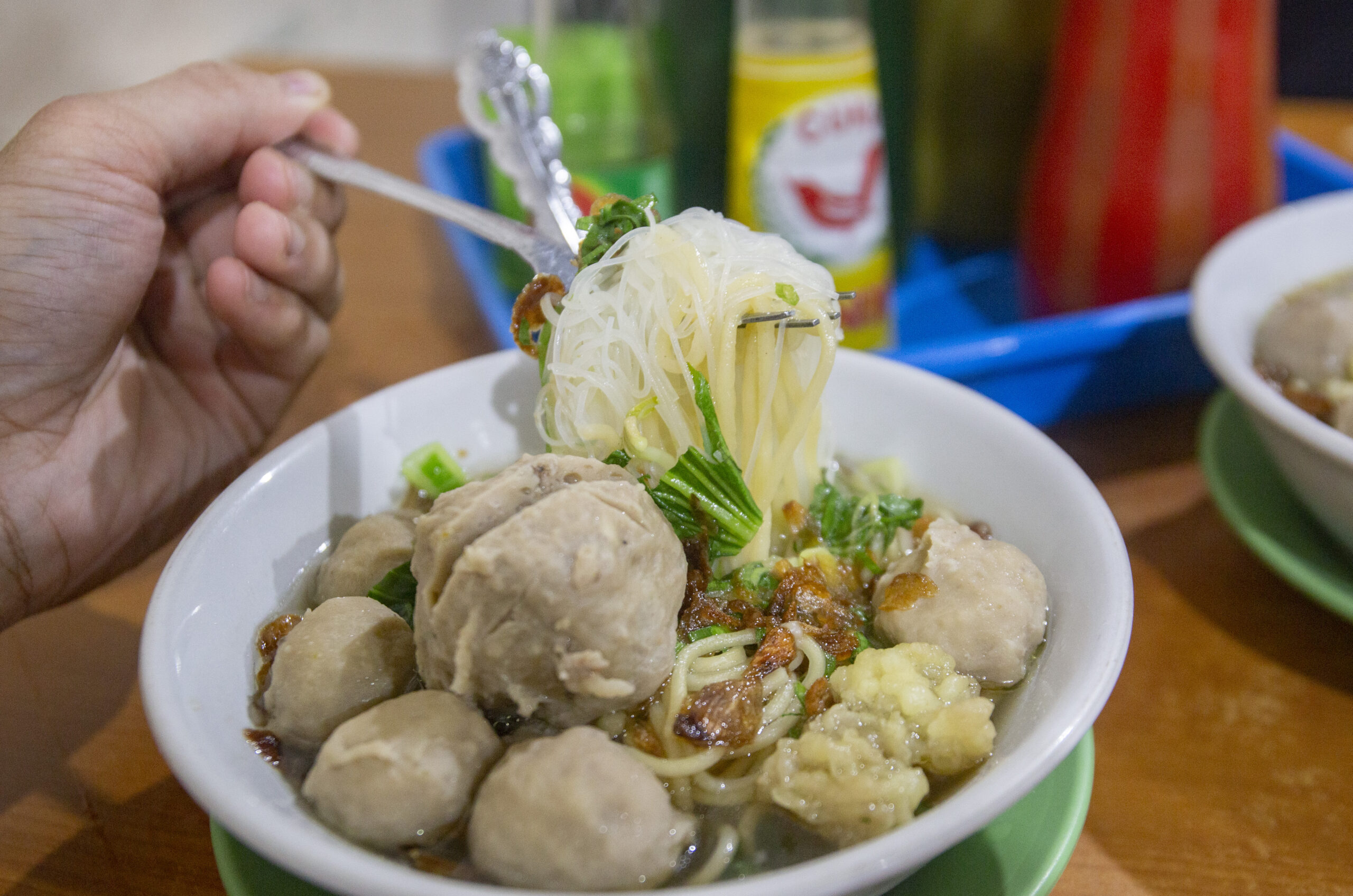 Batam food places - Bakso noodle zoom 