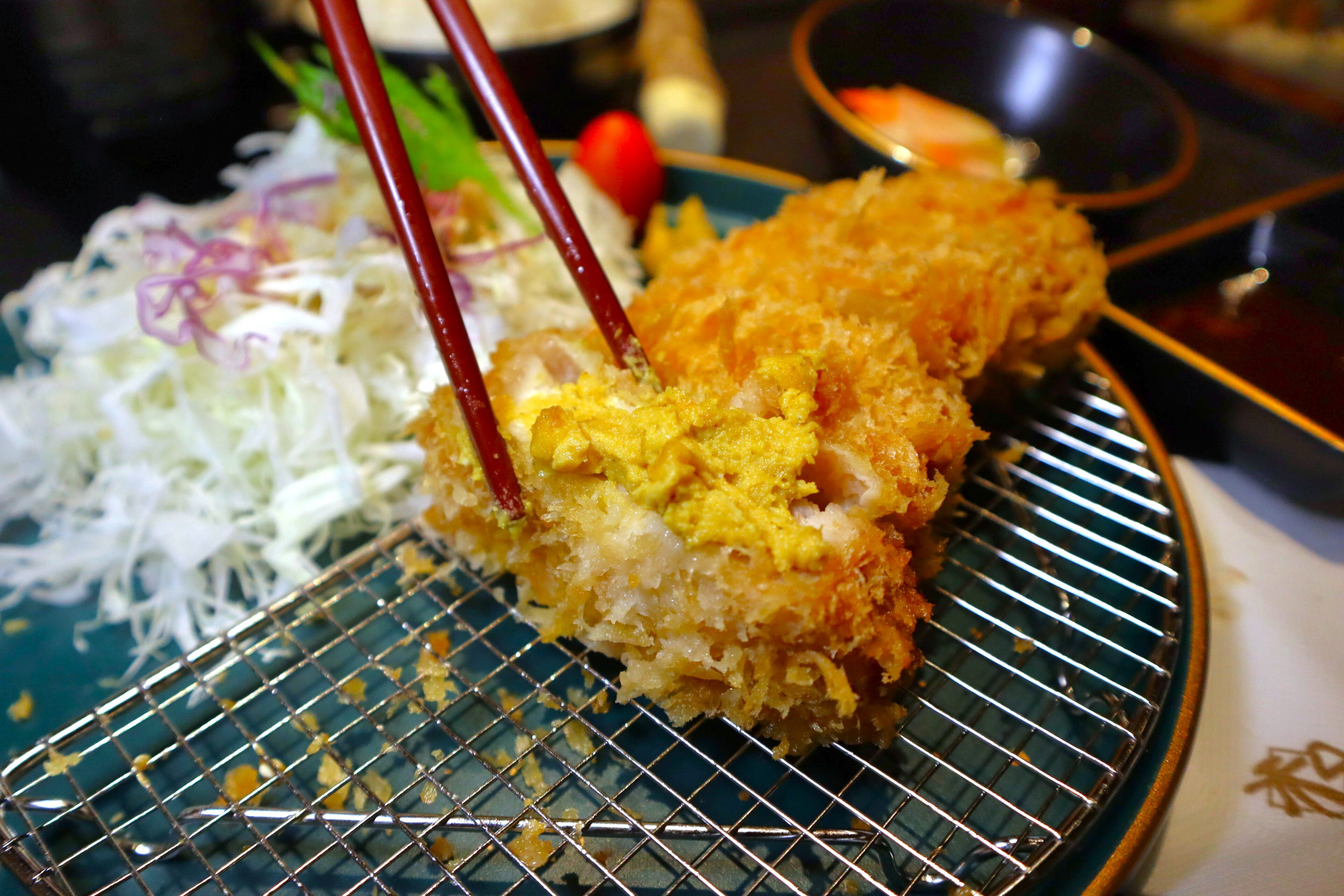 itacho tonkatsu - pork cutlet with mustard