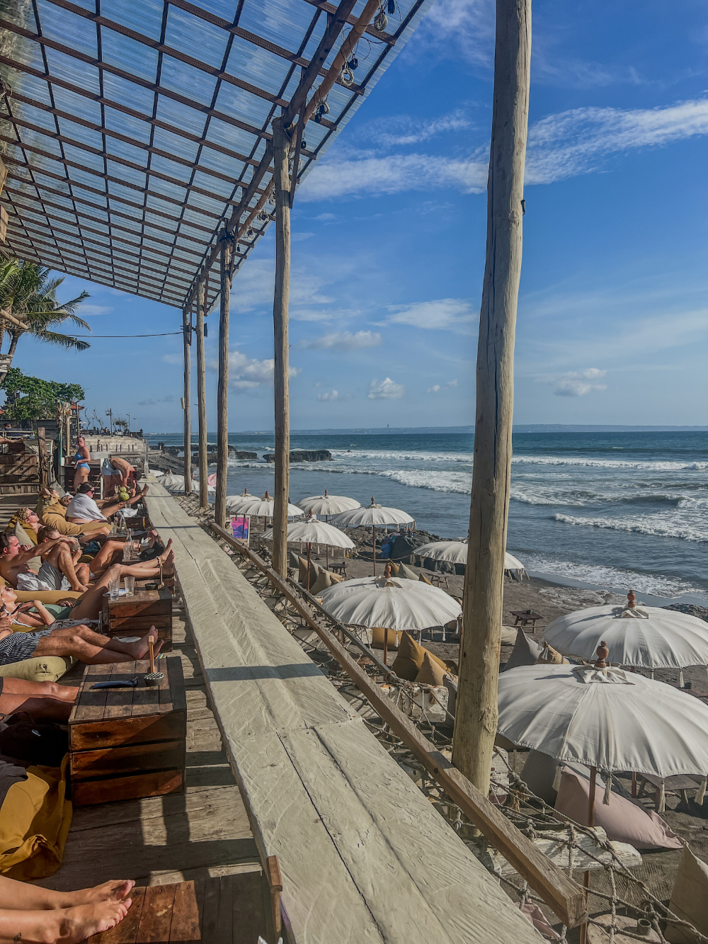 4D3N Bali Itinerary - La Brisa Beach Club Beanbags