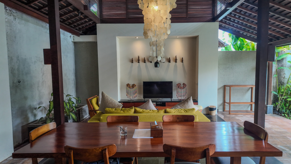 Bali Airbnbs - Living Room at Bumbak Park Villas