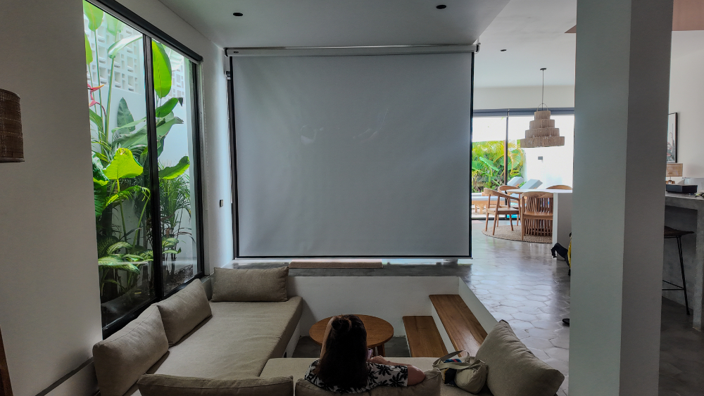 Bali Airbnbs - Sunken Living Room at Villa Castello