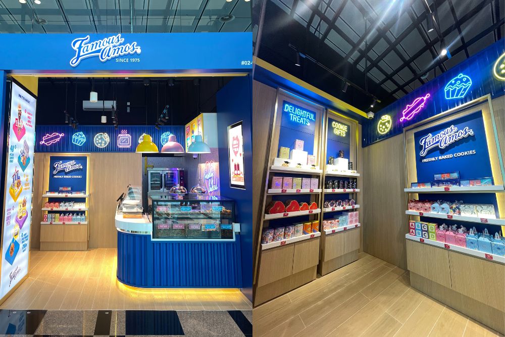 Famous Amos T3 - Storefront & Interior