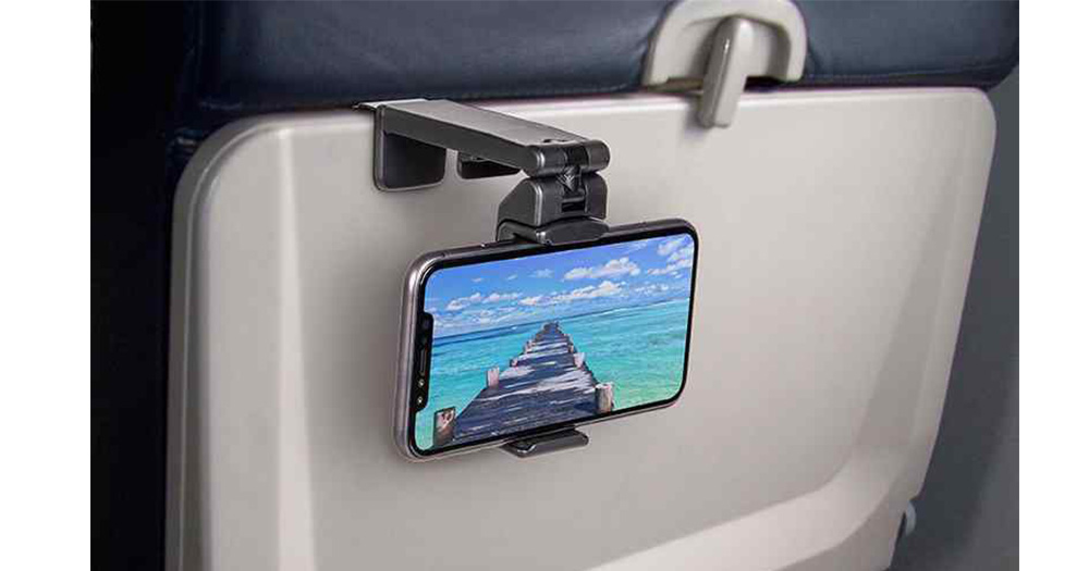 Travel accessories - plane phone holder