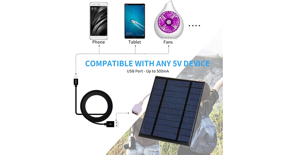 Travel accessories - solar charger