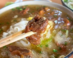 pho me - pho, close up of the meat