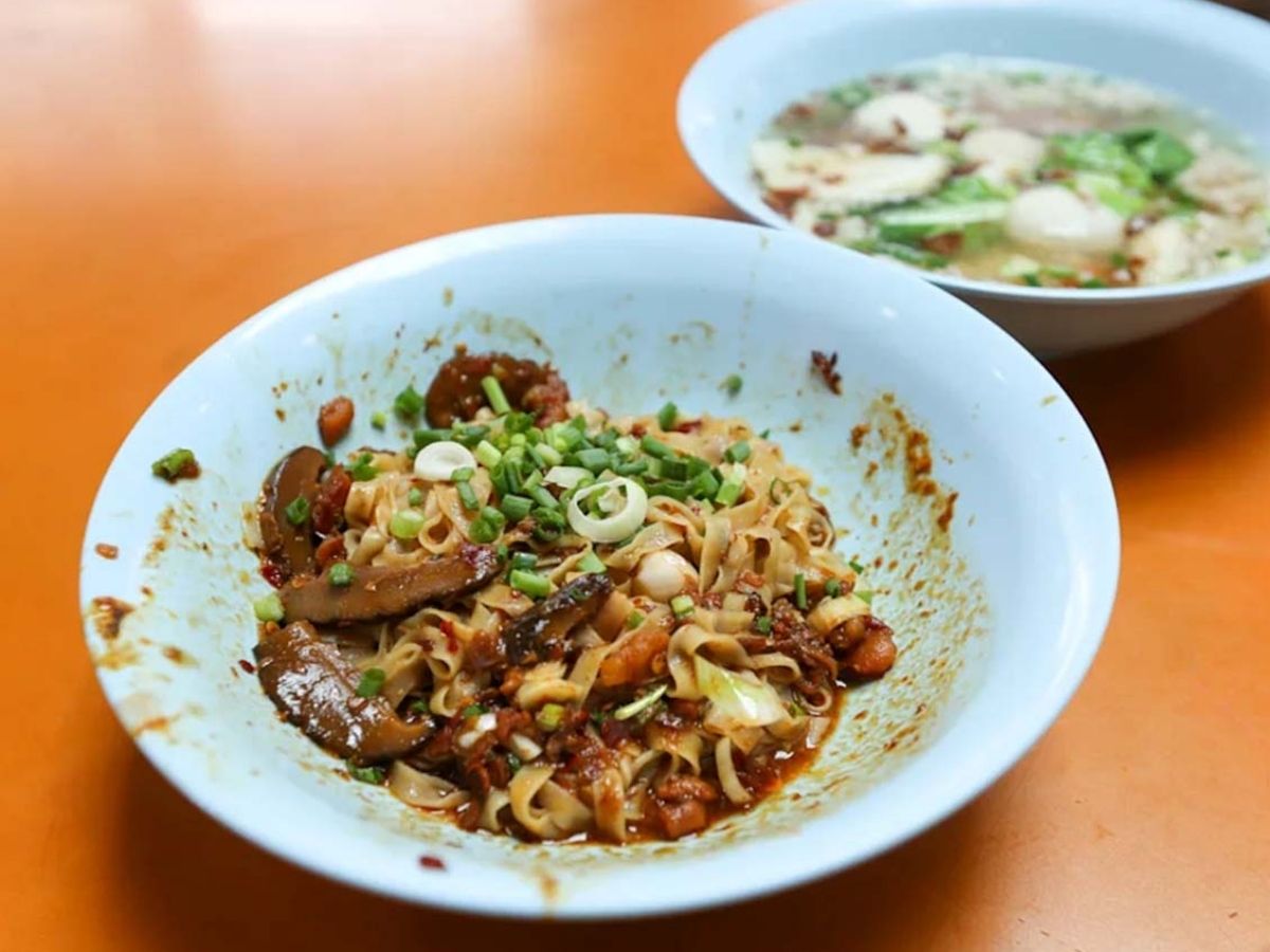 maxwell food centre - Hock Lai Seng Teochew Fishball Bak Chor Mee