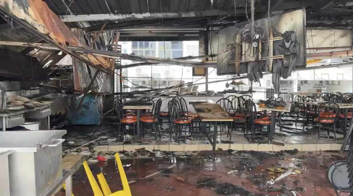 Nasi Kandar Utara - 70% of the shop burnt