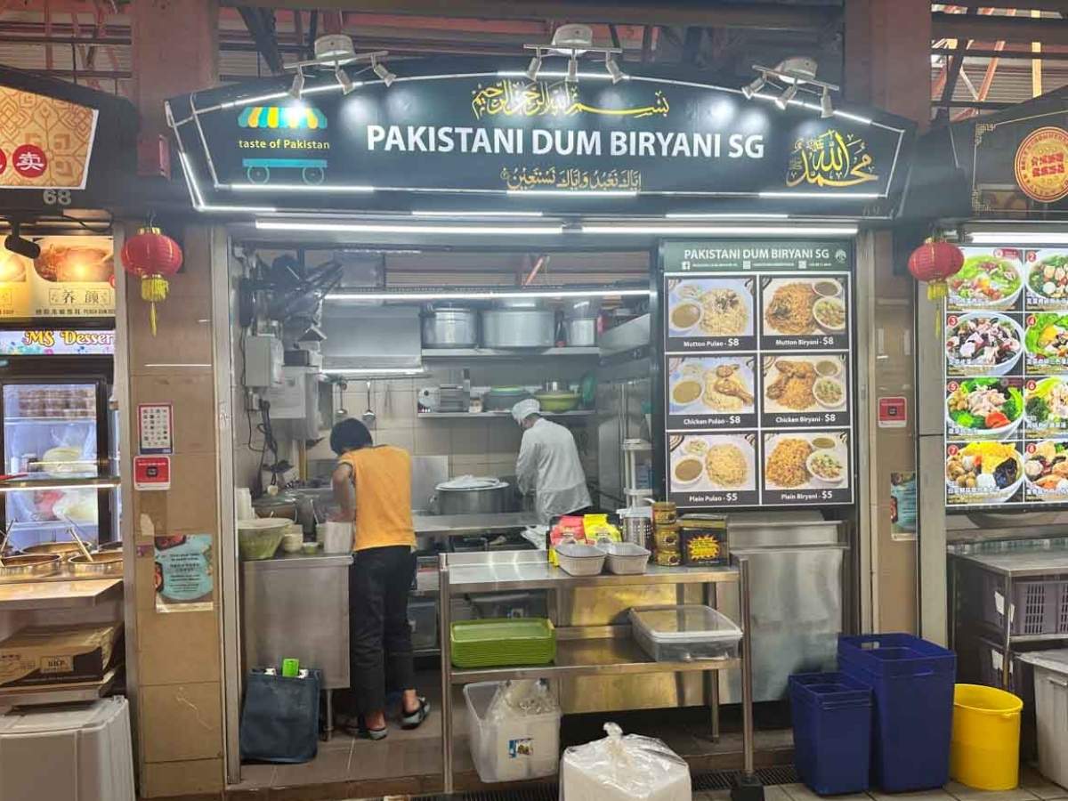maxwell food centre - Pakistani Dum Biryani SG