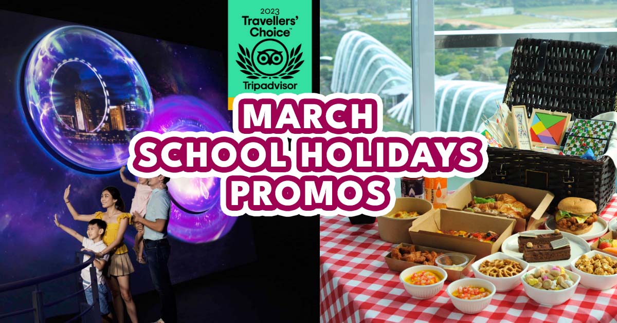 Singapore Flyer March school holidays promos - featured image