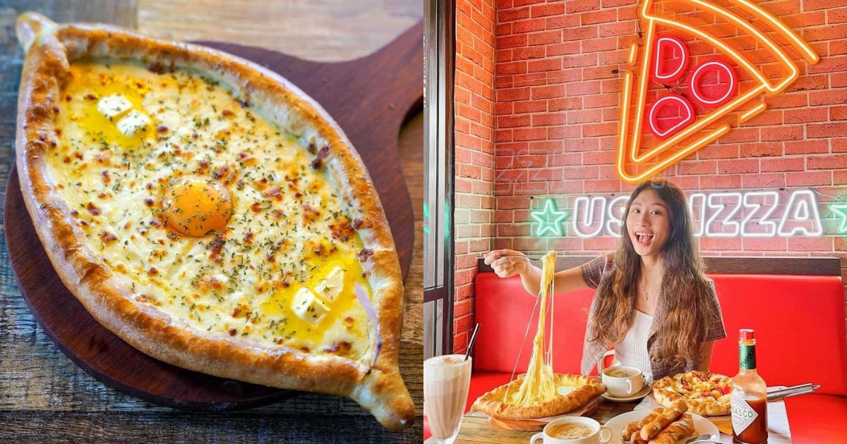 US Pizza - Cheese Boat Pizza