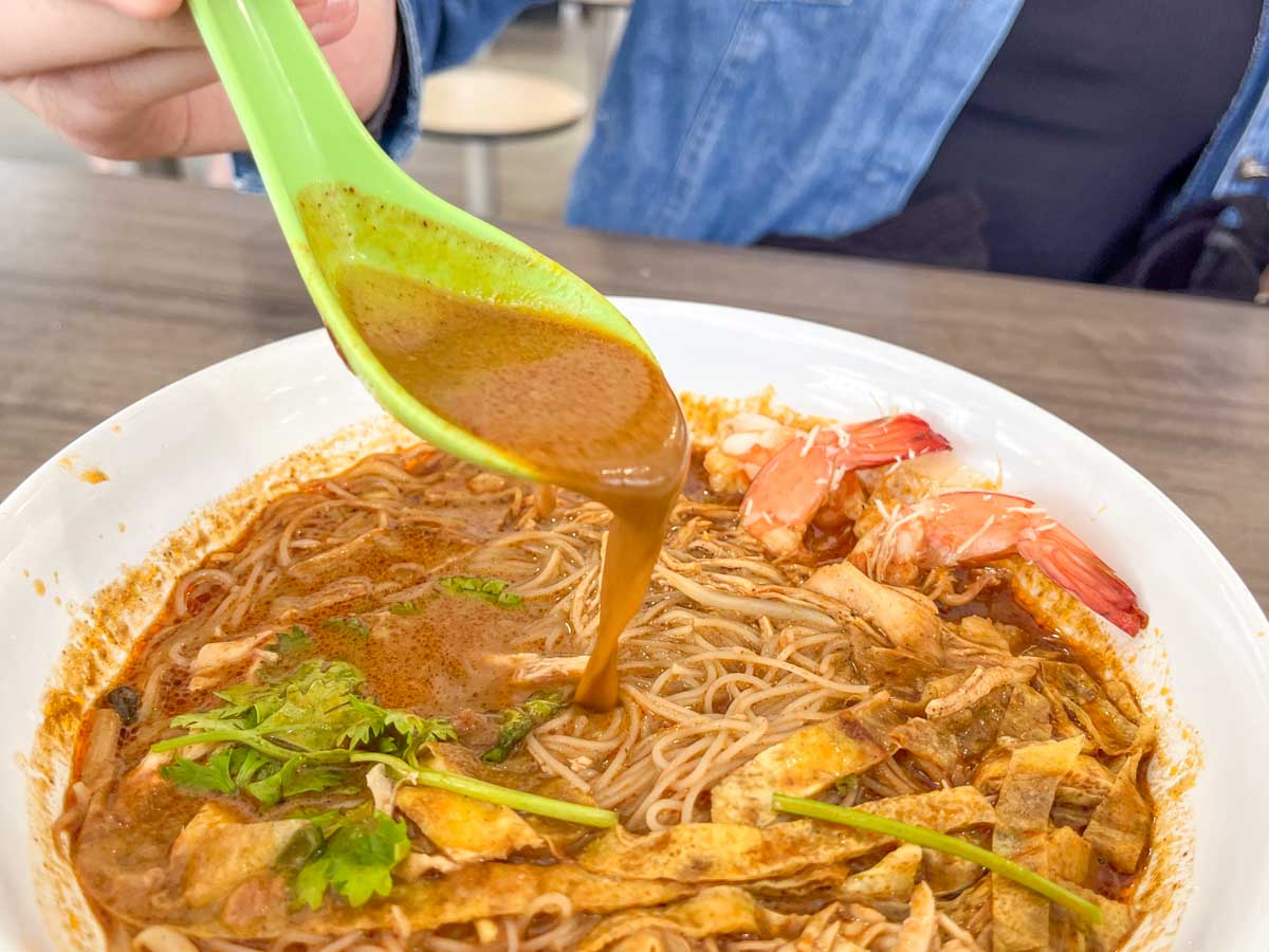 Zhong Pin Noodle House - Sarawak Fusion Laksa broth