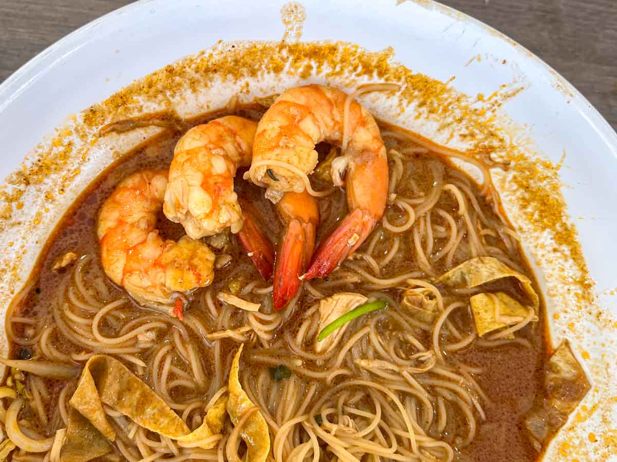 Zhong Pin Noodle House - Sarawak Fusion Laksa prawns